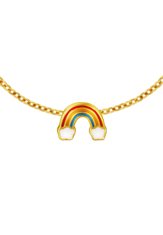 TOMEI Chomel Collection Rainbow Charm, Yellow Gold 916