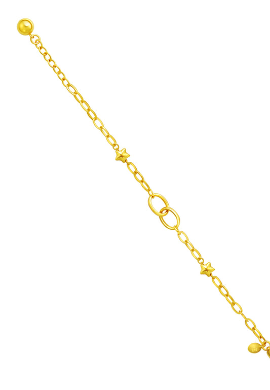 TOMEI Star Bracelet, Yellow Gold 916