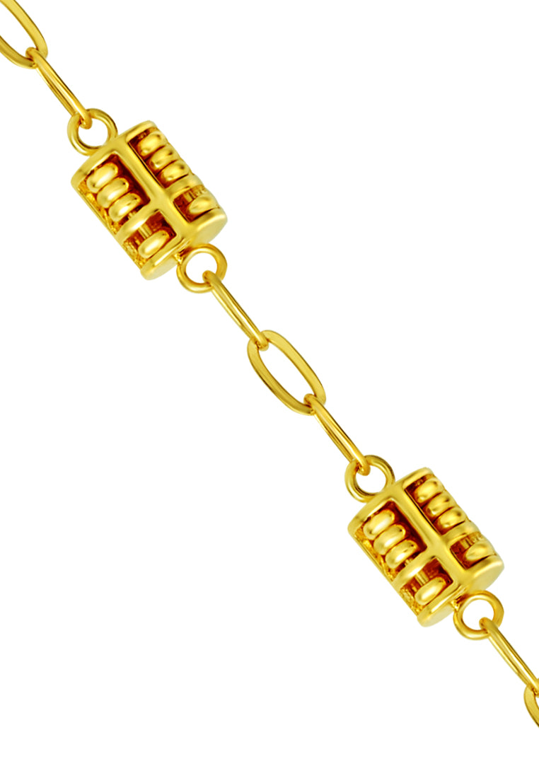 TOMEI Abacus Bracelet, Yellow Gold 916