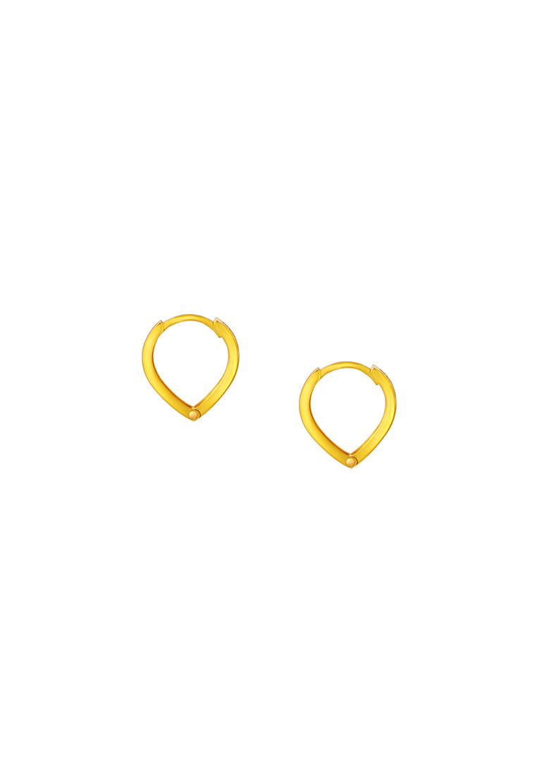 TOMEI Lusso Italia Earrings, Yellow Gold 916