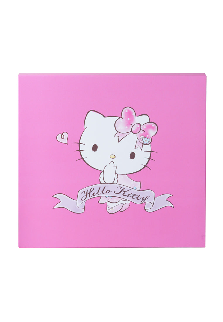 TOMEI I Sanrio Hello Kitty Girly Flower Gold Wafer 0.50G I Fine Gold 9999