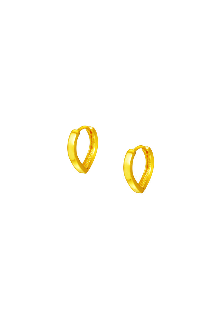 TOMEI Lusso Italia Earrings, Yellow Gold 916