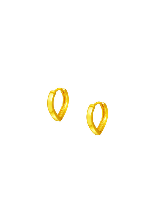 TOMEI Lusso Italia Earrings, Yellow Gold 916