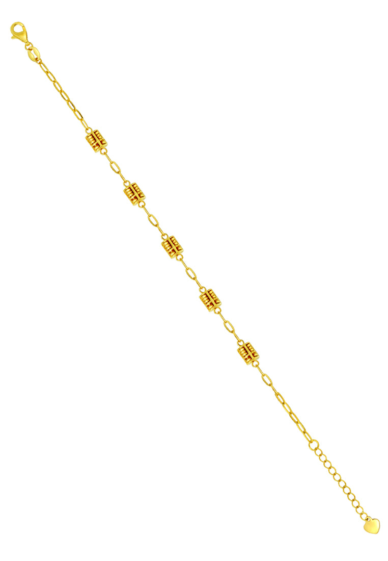 TOMEI Abacus Bracelet, Yellow Gold 916