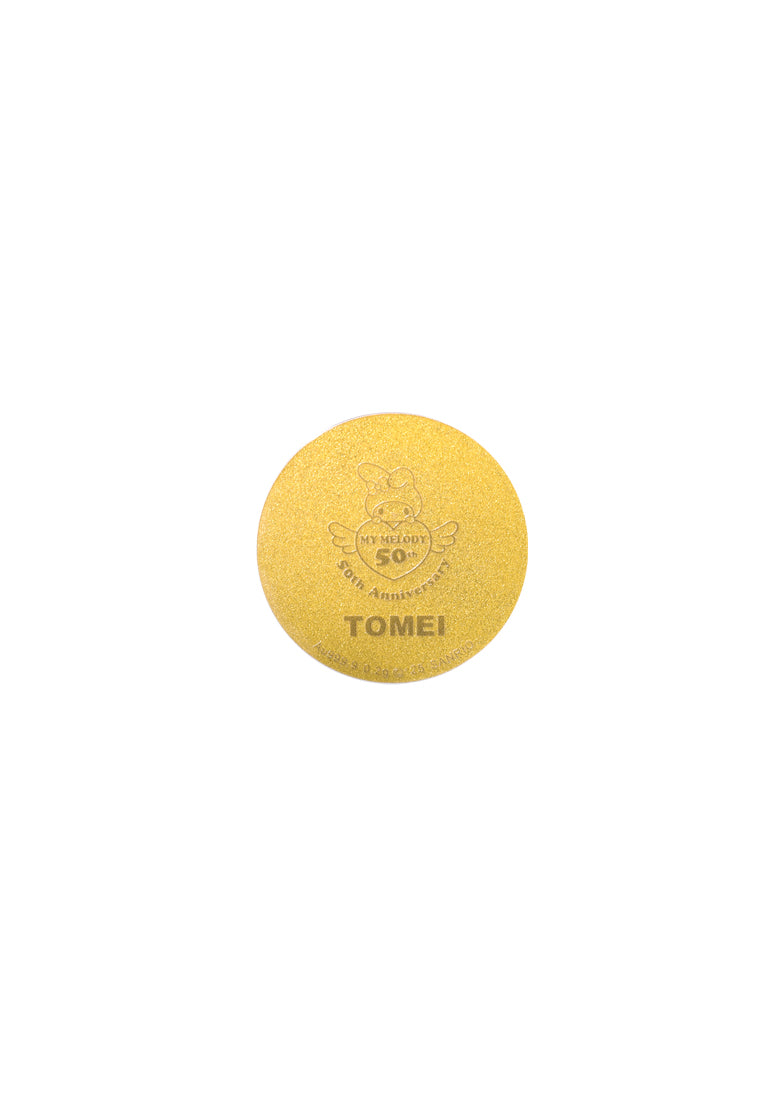 TOMEI X Sanrio My Melody 50th Anniversary Gold Wafer 0.2G, Yellow Gold 9999