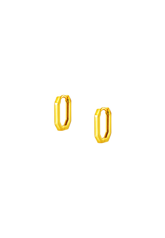 TOMEI Lusso Italia Earrings, Yellow Gold 916