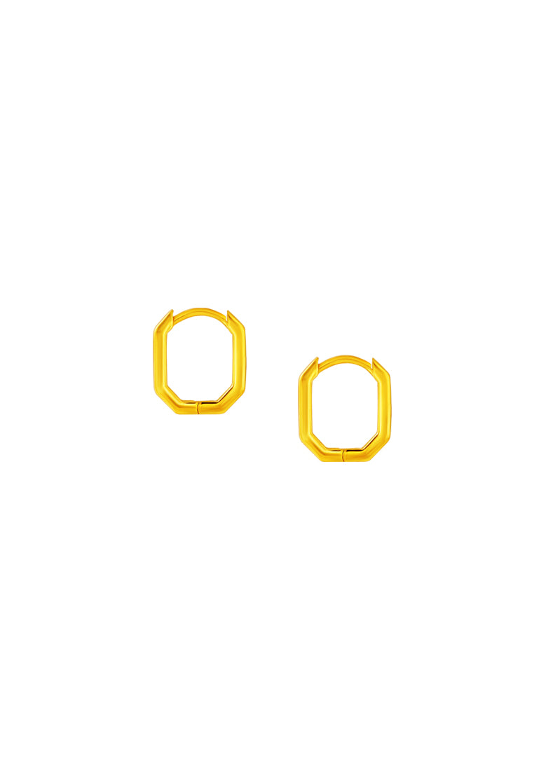 TOMEI Lusso Italia Earrings, Yellow Gold 916