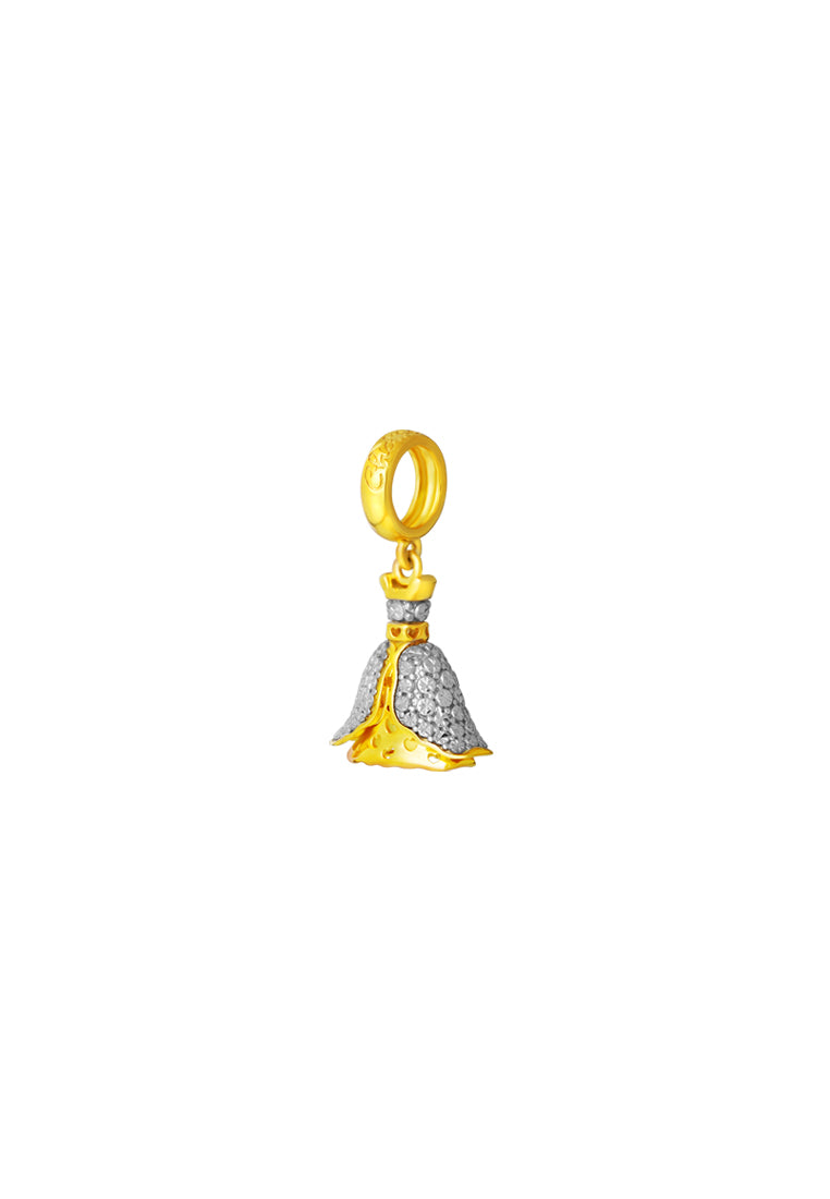 TOMEI Chomel Collection Bell Charm, Yellow Gold 916