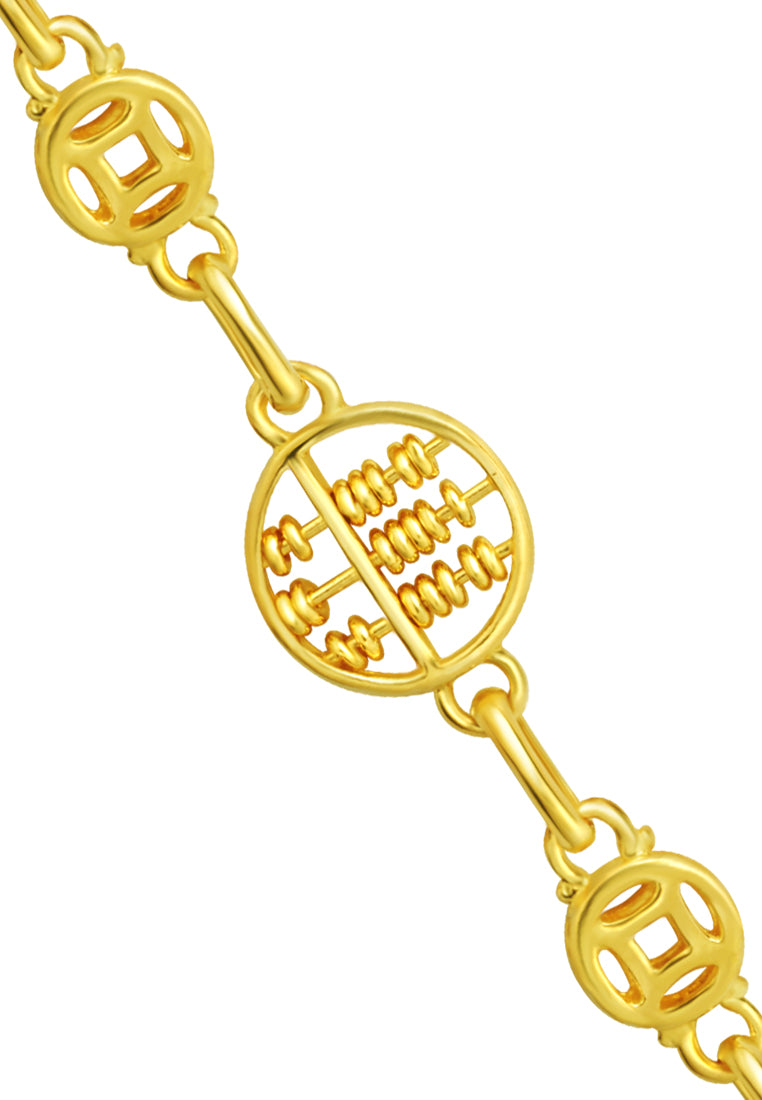 TOMEI Abacus Bracelet, Yellow Gold 916