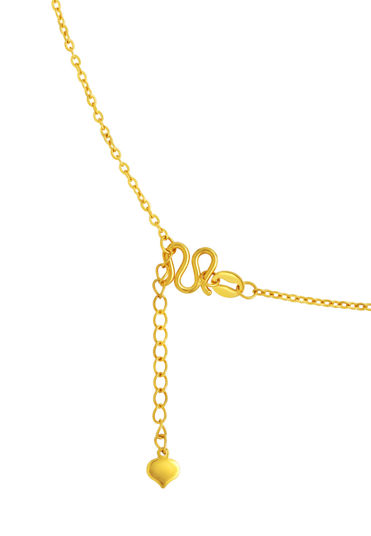 TOMEI Abacus Necklace, Yellow Gold 999