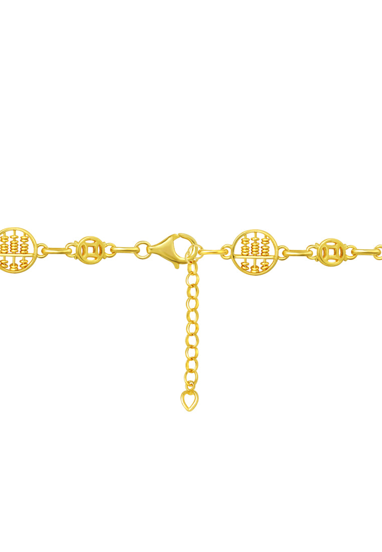 TOMEI Abacus Bracelet, Yellow Gold 916