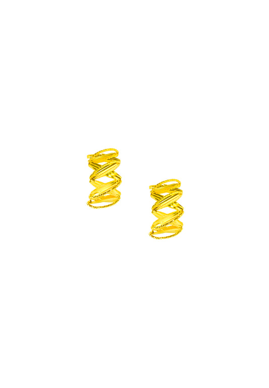 TOMEI x Xifu Aurora Earrings, Yellow Gold 999