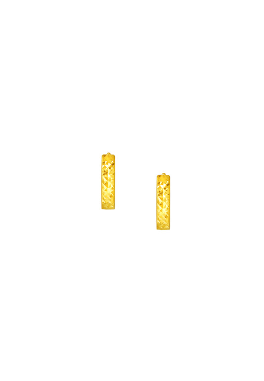 TOMEI Lusso Italia Loop Earrings, Yellow Gold 916