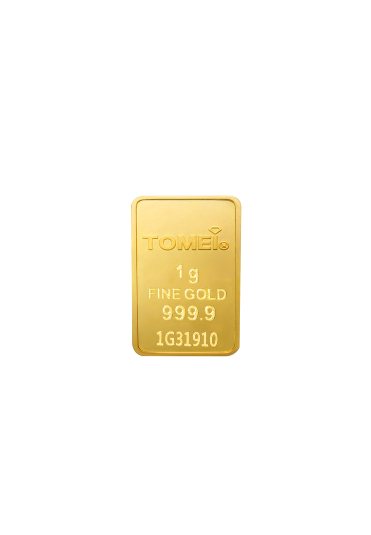 TOMEI Twin Towers_Ketupat Gold Bar | 1 Gram | Fine Gold 9999
