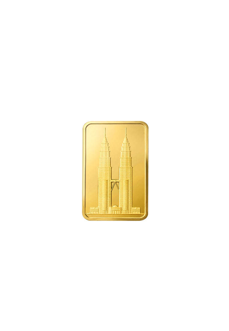 TOMEI Twin Towers_Ketupat Gold Bar | 1 Gram | Fine Gold 9999