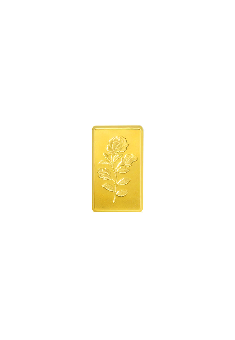 TOMEI x PAMP Suisse Rosa Gold Bar | 2.5 Grams | Fine Gold 9999