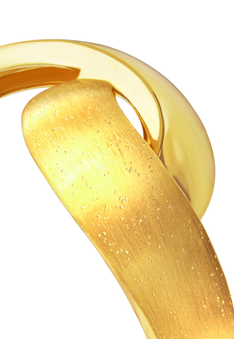 TOMEI Sri Puteri, The Harmony Series Bangle, Yellow Gold 916