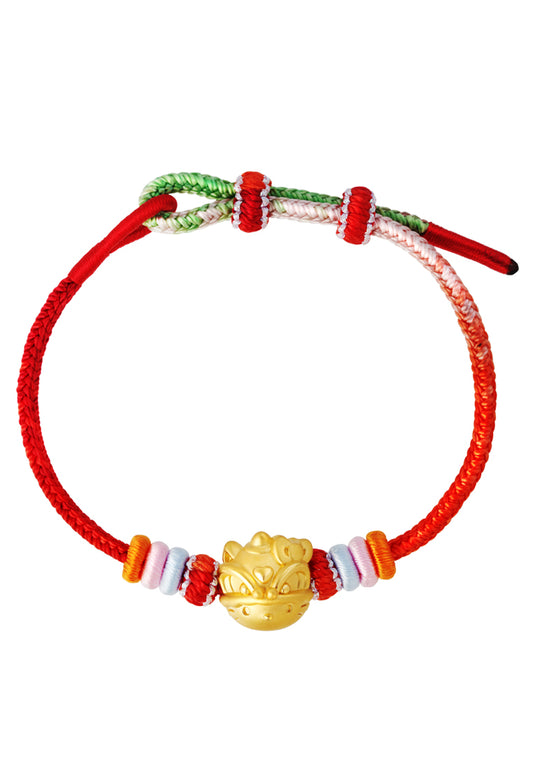 TOMEI X Sanrio Hello Kitty 5D Charm with rope, Yellow Gold 999