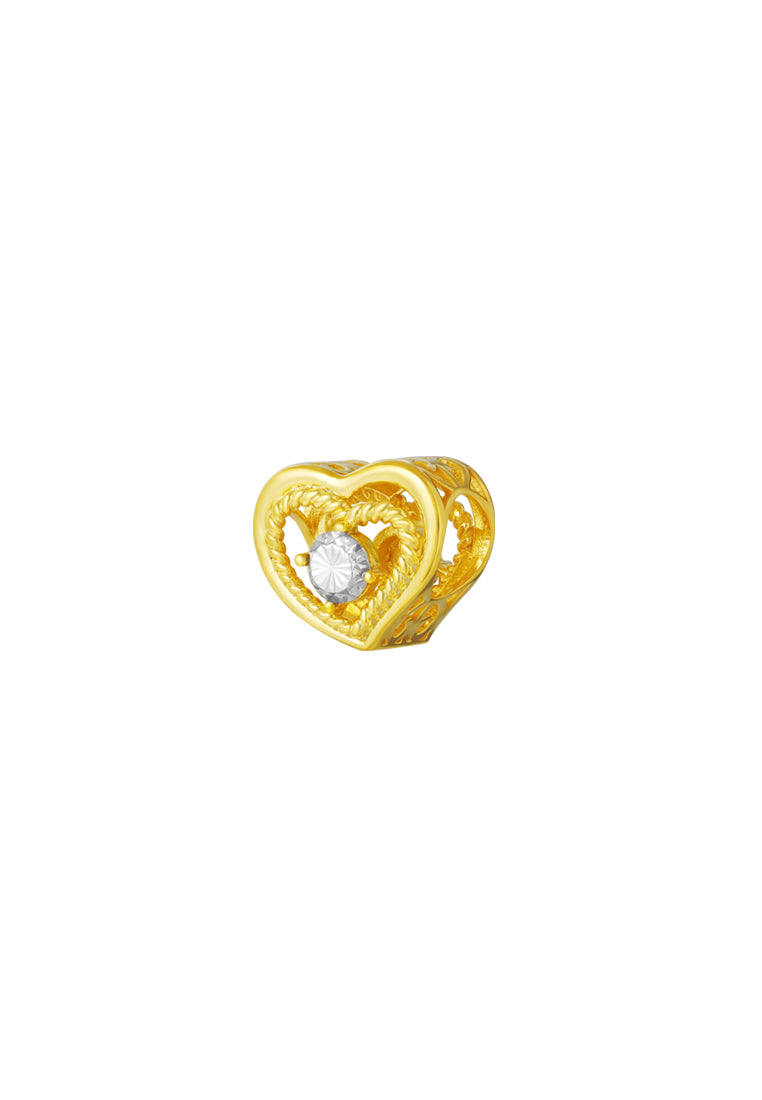 TOMEI Chomel Collection Love Charm, Yellow Gold 916