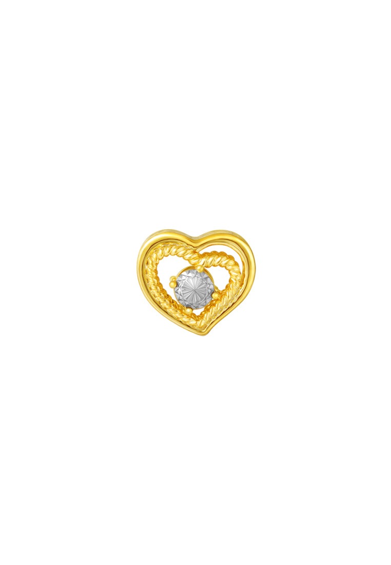 TOMEI Chomel Collection Love Charm, Yellow Gold 916