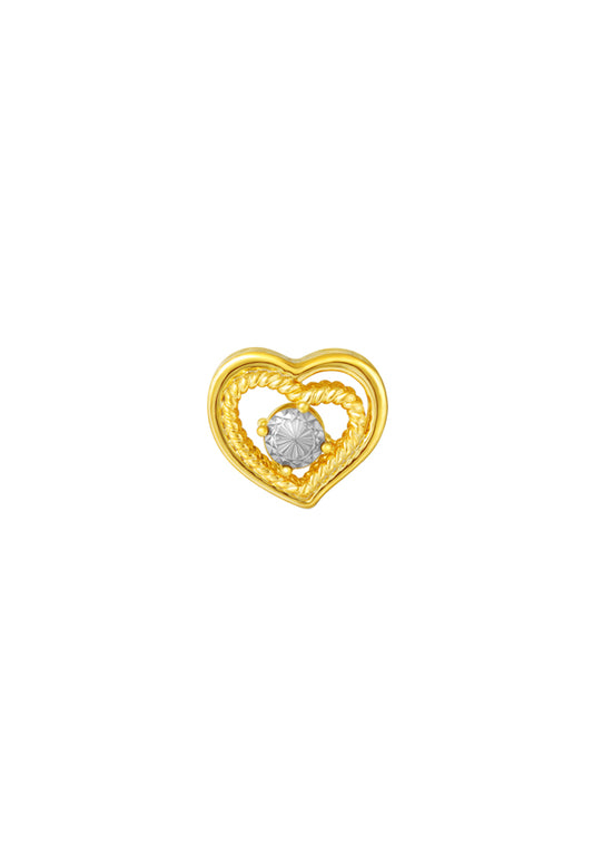 TOMEI Chomel Collection Love Charm, Yellow Gold 916