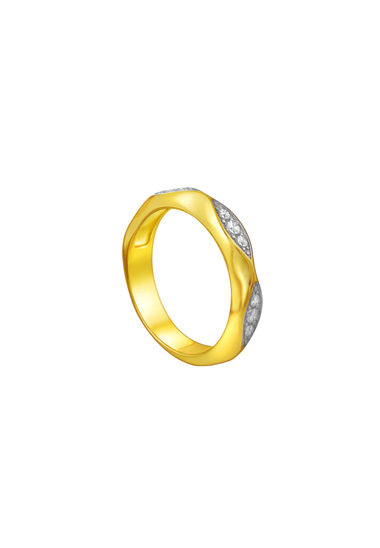 TOMEI Diamond Cut Collection Ring, Yellow Gold 916