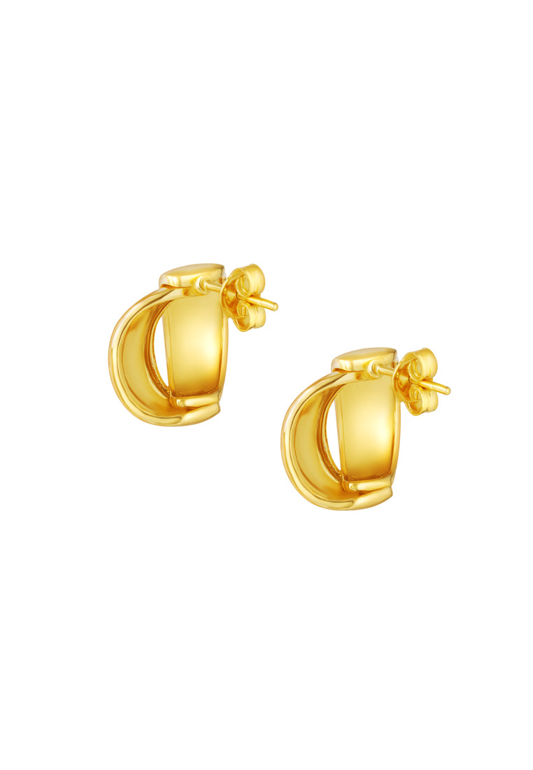 TOMEI Sri Puteri, The Harmony Series Earrings, Yellow Gold 916