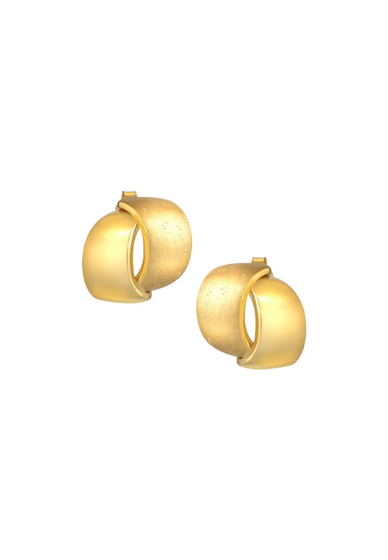 TOMEI Sri Puteri, The Harmony Series Earrings, Yellow Gold 916