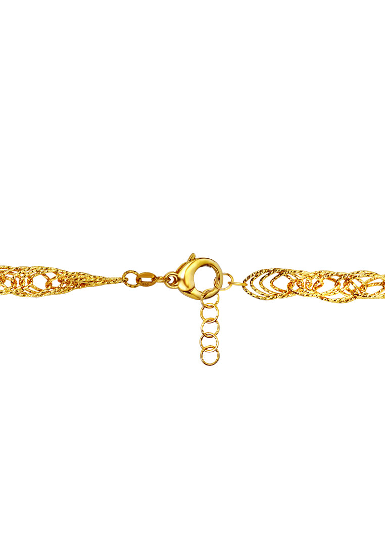 TOMEI Lusso Italia Ayu Collection Bracelet, Yellow Gold 916