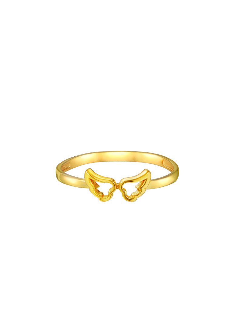 TOMEI Butterfly Ring, Yellow Gold 916