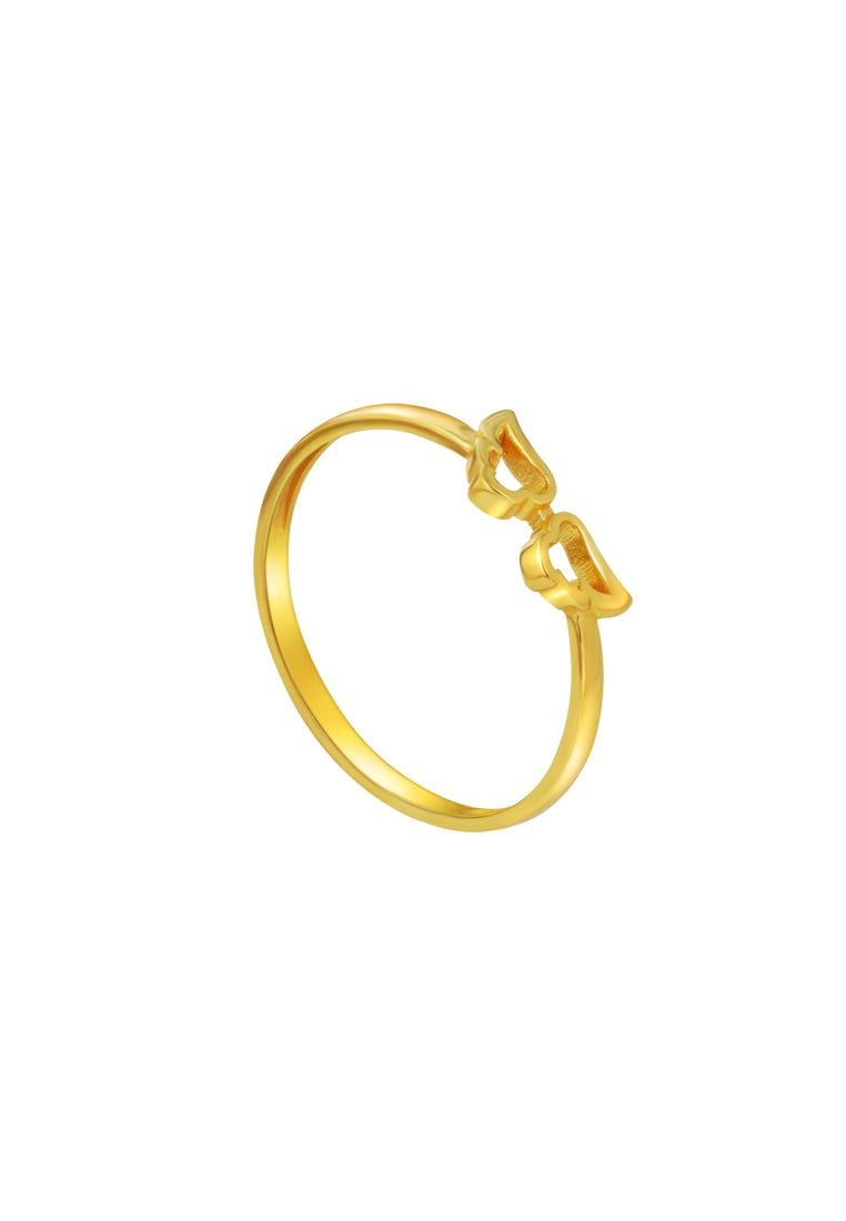 TOMEI Butterfly Ring, Yellow Gold 916