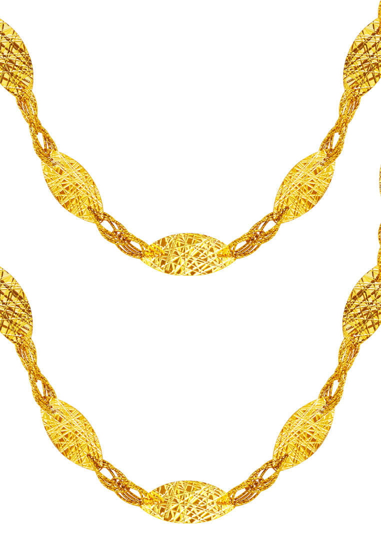 TOMEI Lusso Italia Ayu Collection Necklace, Yellow Gold 916