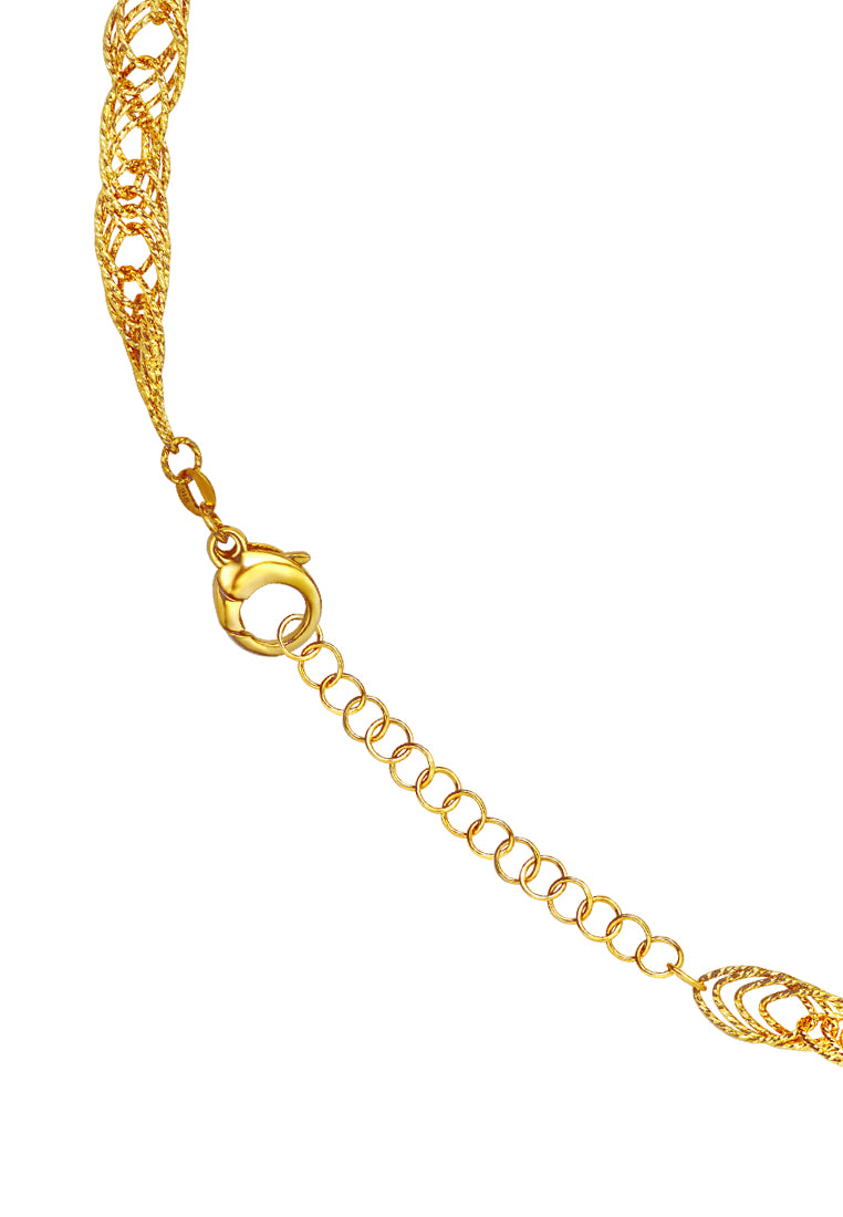 TOMEI Lusso Italia Ayu Collection Necklace, Yellow Gold 916