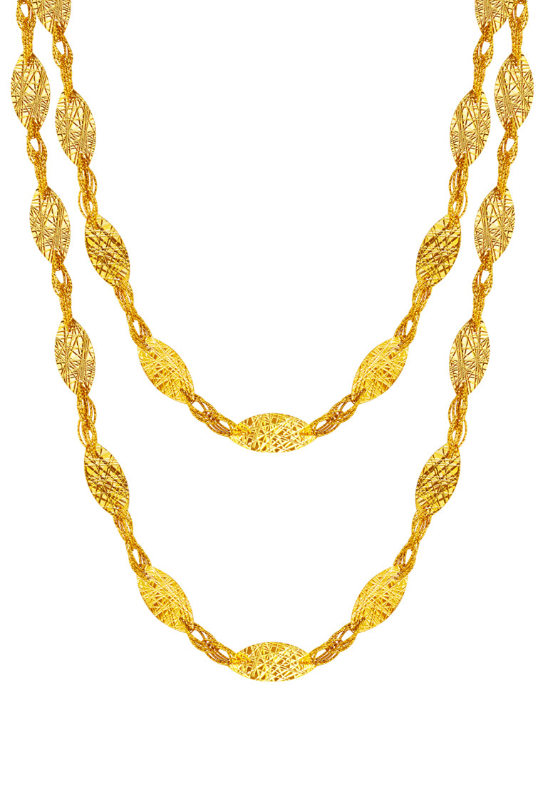 TOMEI Lusso Italia Ayu Collection Necklace, Yellow Gold 916