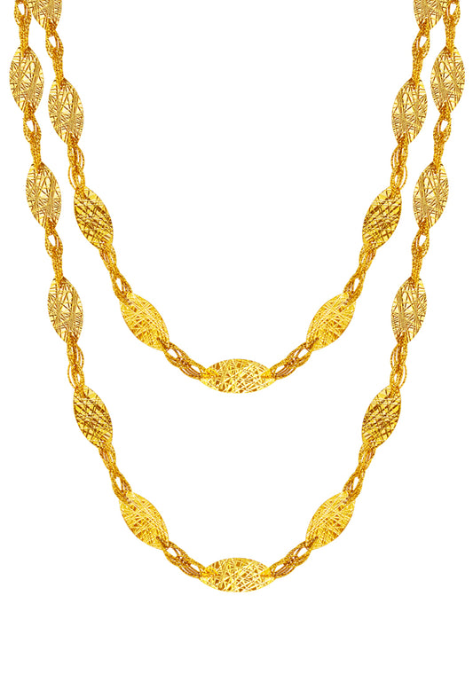 TOMEI Lusso Italia Ayu Collection Necklace, Yellow Gold 916