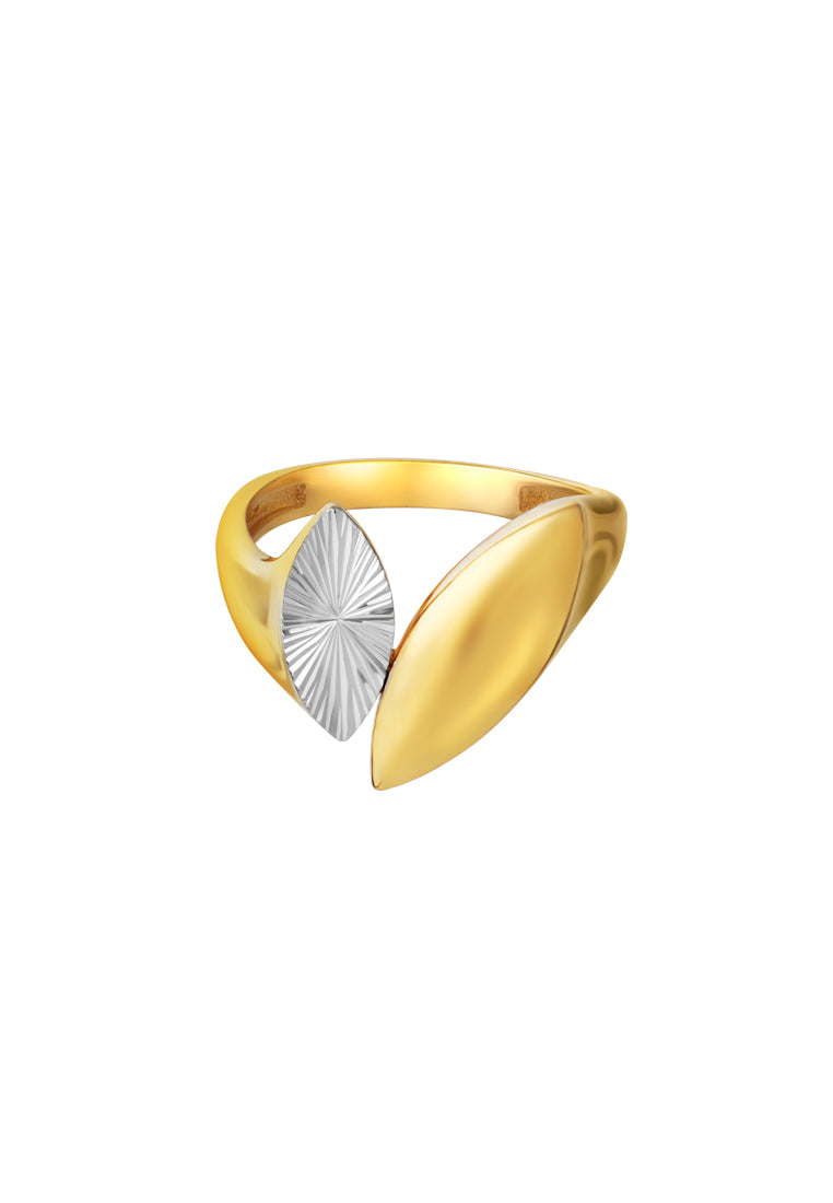 TOMEI Diamond Cut Collection Ring, Yellow Gold 916