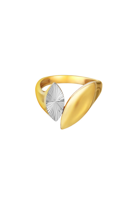 TOMEI Diamond Cut Collection Ring, Yellow Gold 916