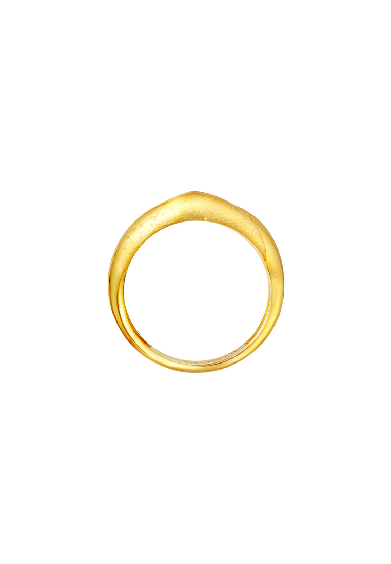 TOMEI Sri Puteri, The Anyaman Series Ring, Yellow Gold 916