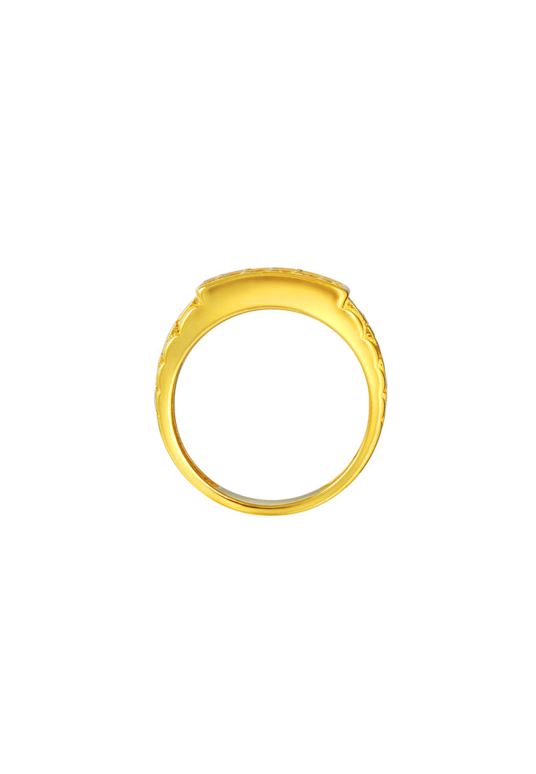 TOMEI Abacus Ring, Yellow Gold 916