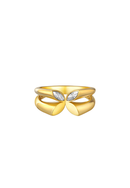 TOMEI Diamond Cut Collection Ring, Yellow Gold 916