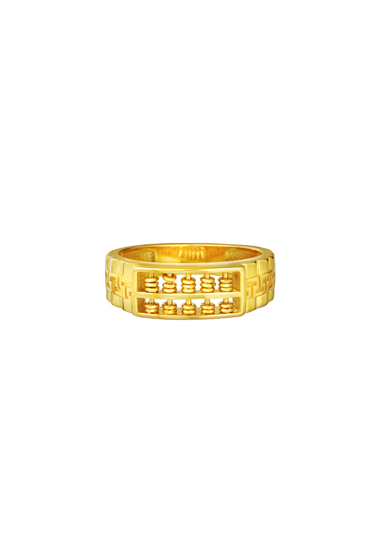 TOMEI Abacus Ring, Yellow Gold 916
