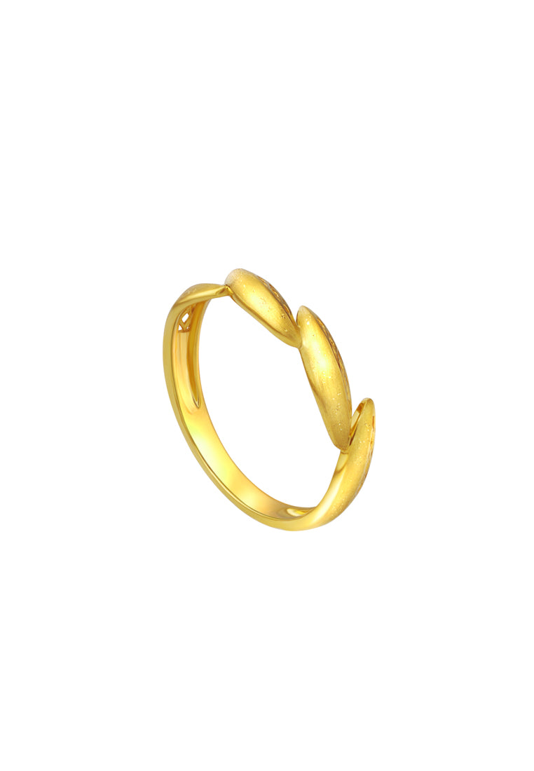 TOMEI Sri Puteri, The Anyaman Series Ring, Yellow Gold 916