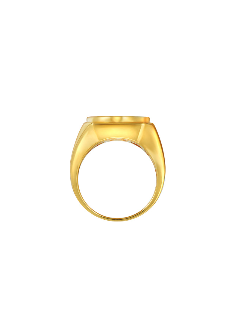 TOMEI Abacus Ring, Yellow Gold 916
