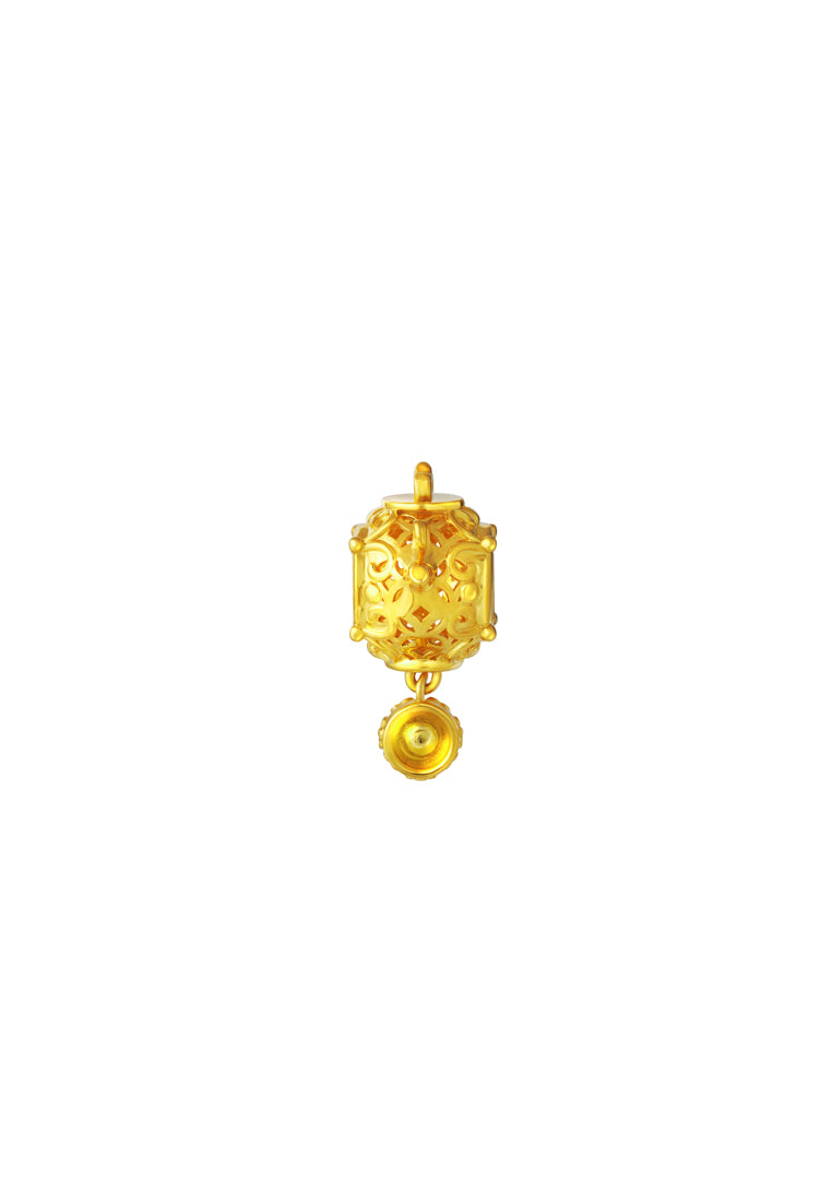 TOMEI Chomel Collection Teapot Charm, Yellow Gold 916