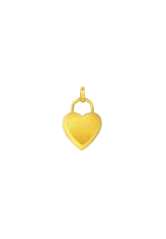 TOMEI Lusso Italia Forever Love Pendant, Yellow Gold 916