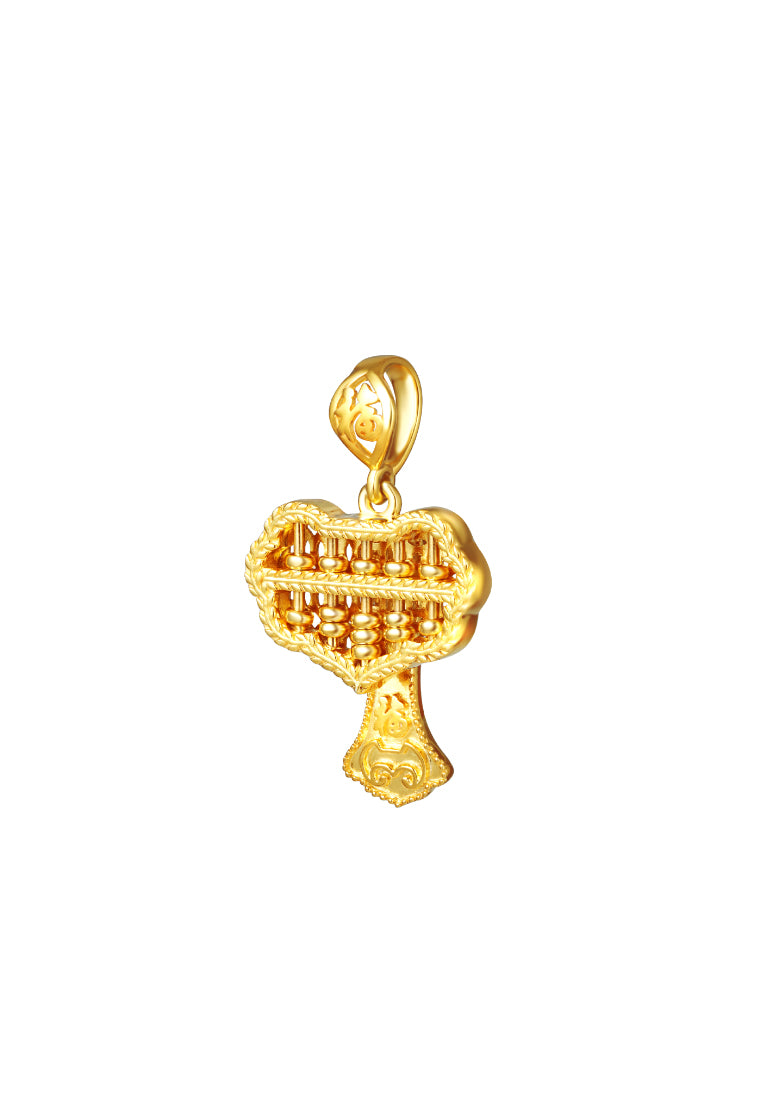 TOMEI Ruyi Abacus Pendant, Yellow Gold 916