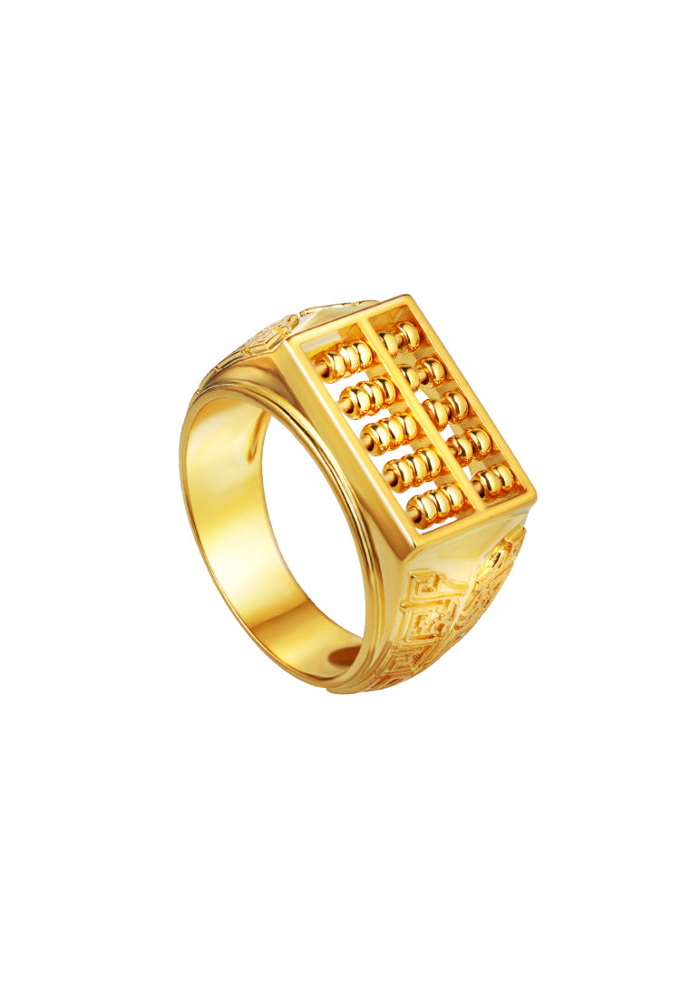 TOMEI Fortune Collection Abacus Ring, Yellow Gold 916