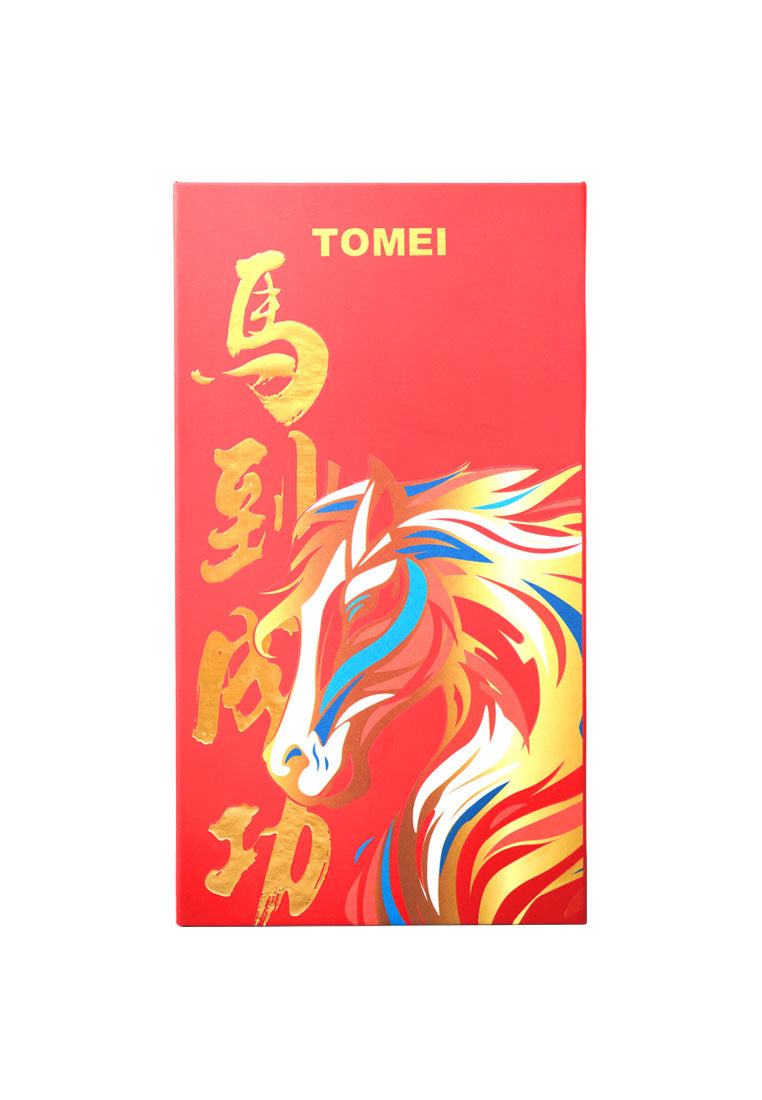 TOMEI Ma Dao Cheng Gong Horse Gold Wafer 0.1G, Yellow Gold 9999