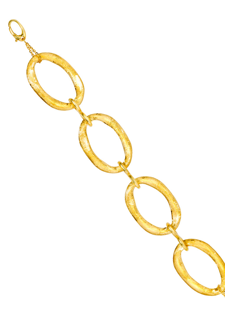 TOMEI Lusso Italia Bracelet, Yellow Gold 916