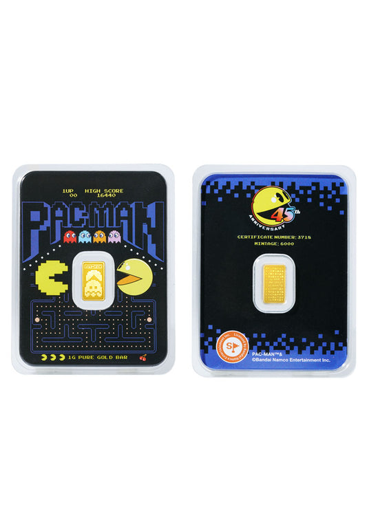 TOMEI x PAMP PacMan Gold Bar I 1G I Fine Gold 9999